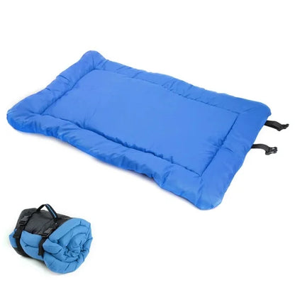 Waterproof Dog Bed Smudge -blue.