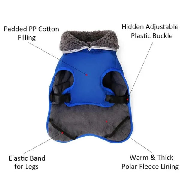 Waterproof Dog Coats Elvor Reflective and Padded-