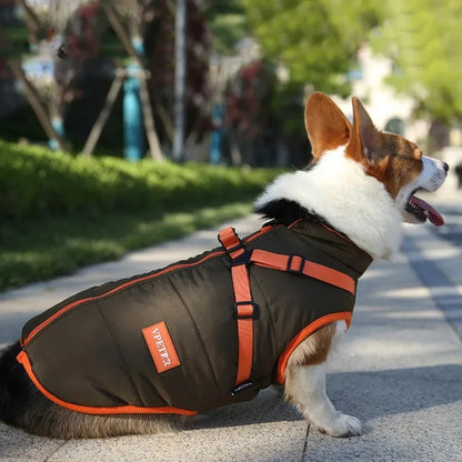 Woolo Dog Coats Winter Harness Warm,