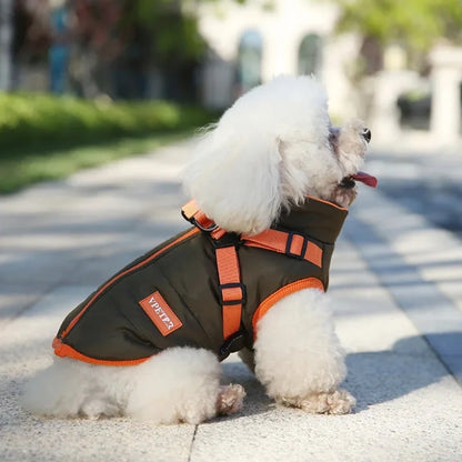 Woolo Dog Coats Winter Harness Warm,