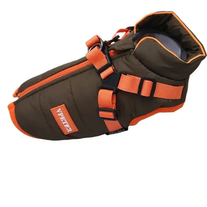 Woolo Dog Coats Winter Harness Warm,